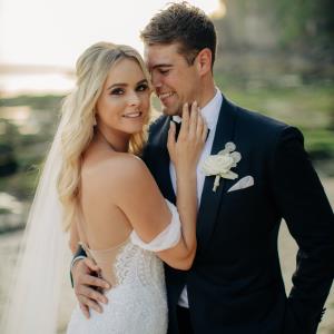 Brooke and Sam married in Bali